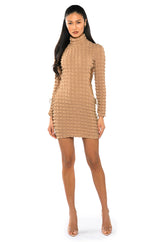 JACQUELINE TEXTURED MINI DRESS