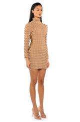 JACQUELINE TEXTURED MINI DRESS