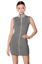 JADED KNIT MINI DRESS