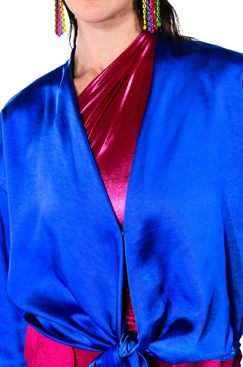 JAN TIE FRONT BLOUSE