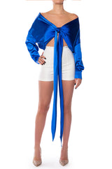 JAN TIE FRONT BLOUSE