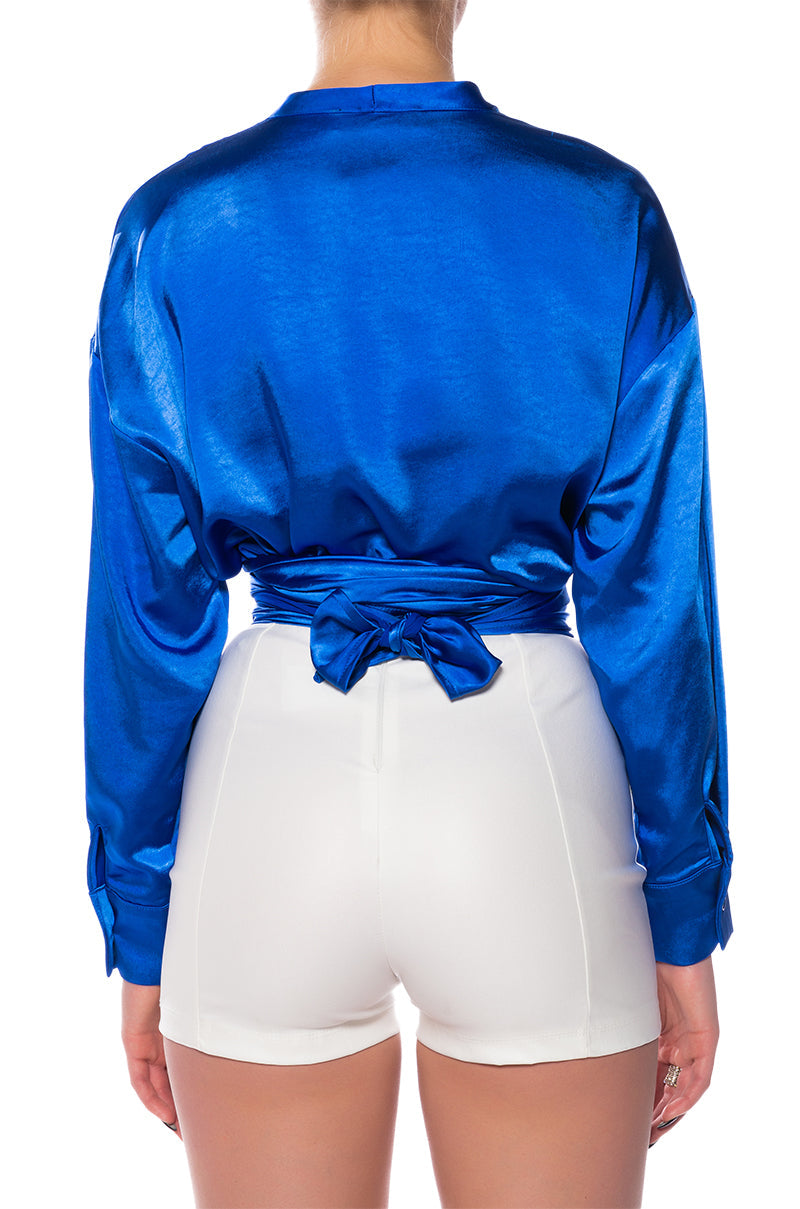 JAN TIE FRONT BLOUSE