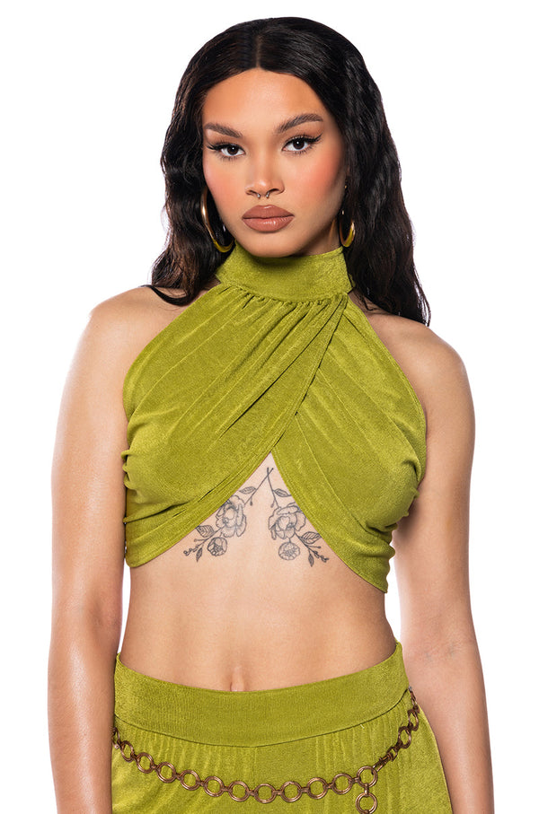 JASMINE HIGH NECK TANK TOP
