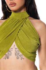 JASMINE HIGH NECK TANK TOP
