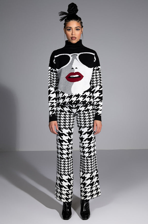 JET SET MOCK NECK SWEATER