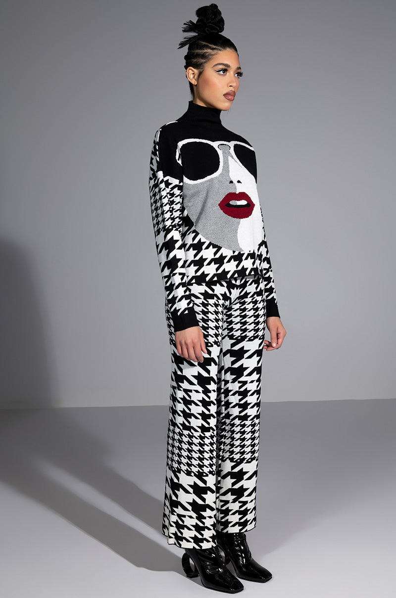 JET SET MOCK NECK SWEATER
