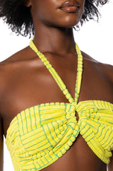 JET SET HALTER CROP TOP