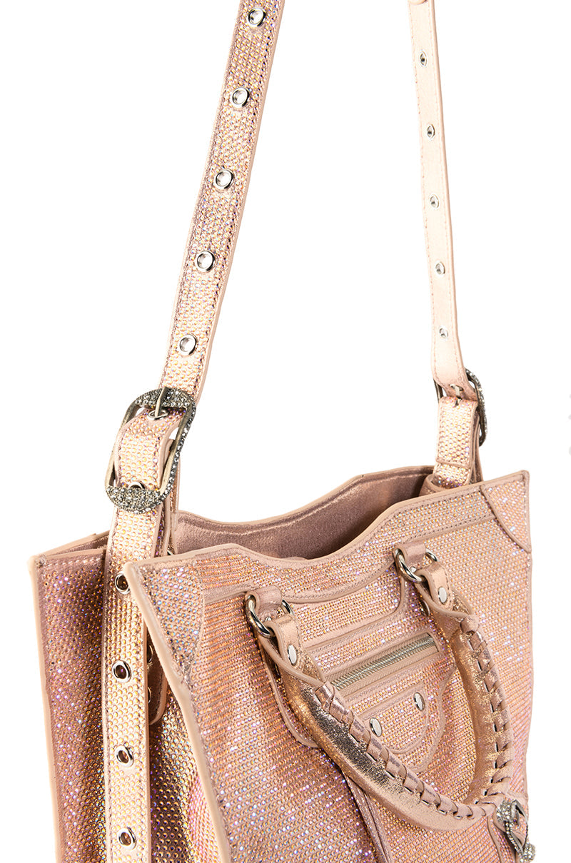 JINNX PU TOTE IN PINK