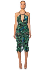 JOANNE CENTER CUTOUT MAXI DRESS