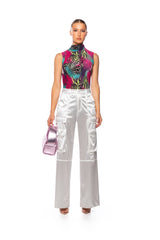 JULLIANNA TEXTURED CROP TOP