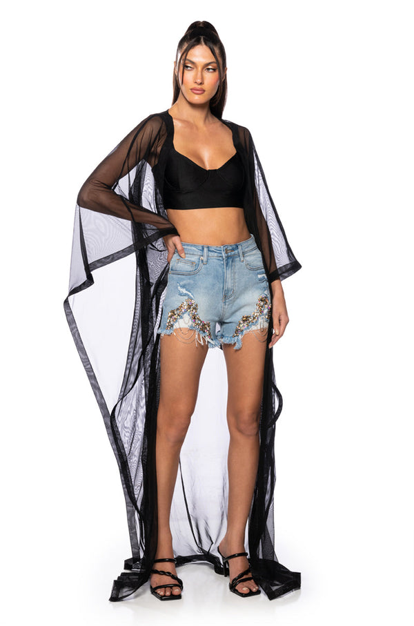 JULY LEMONADE SHEER DUSTER