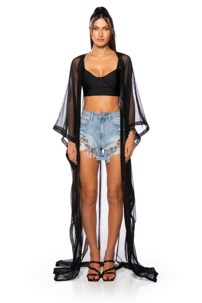 JULY LEMONADE SHEER DUSTER
