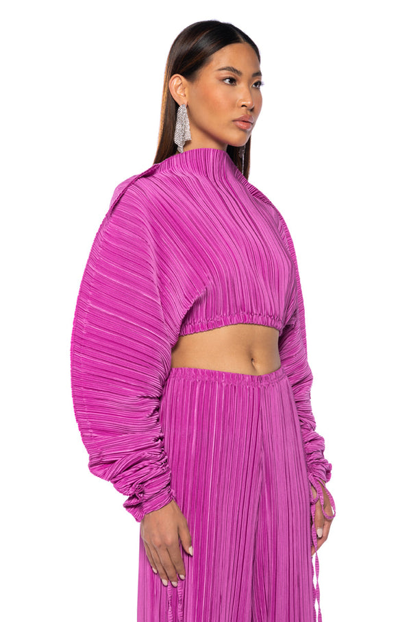 JUMP ON IT LONG SLEEVE TOP IN PINK