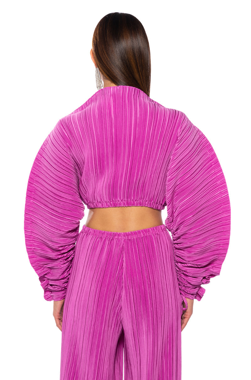 JUMP ON IT LONG SLEEVE TOP IN PINK