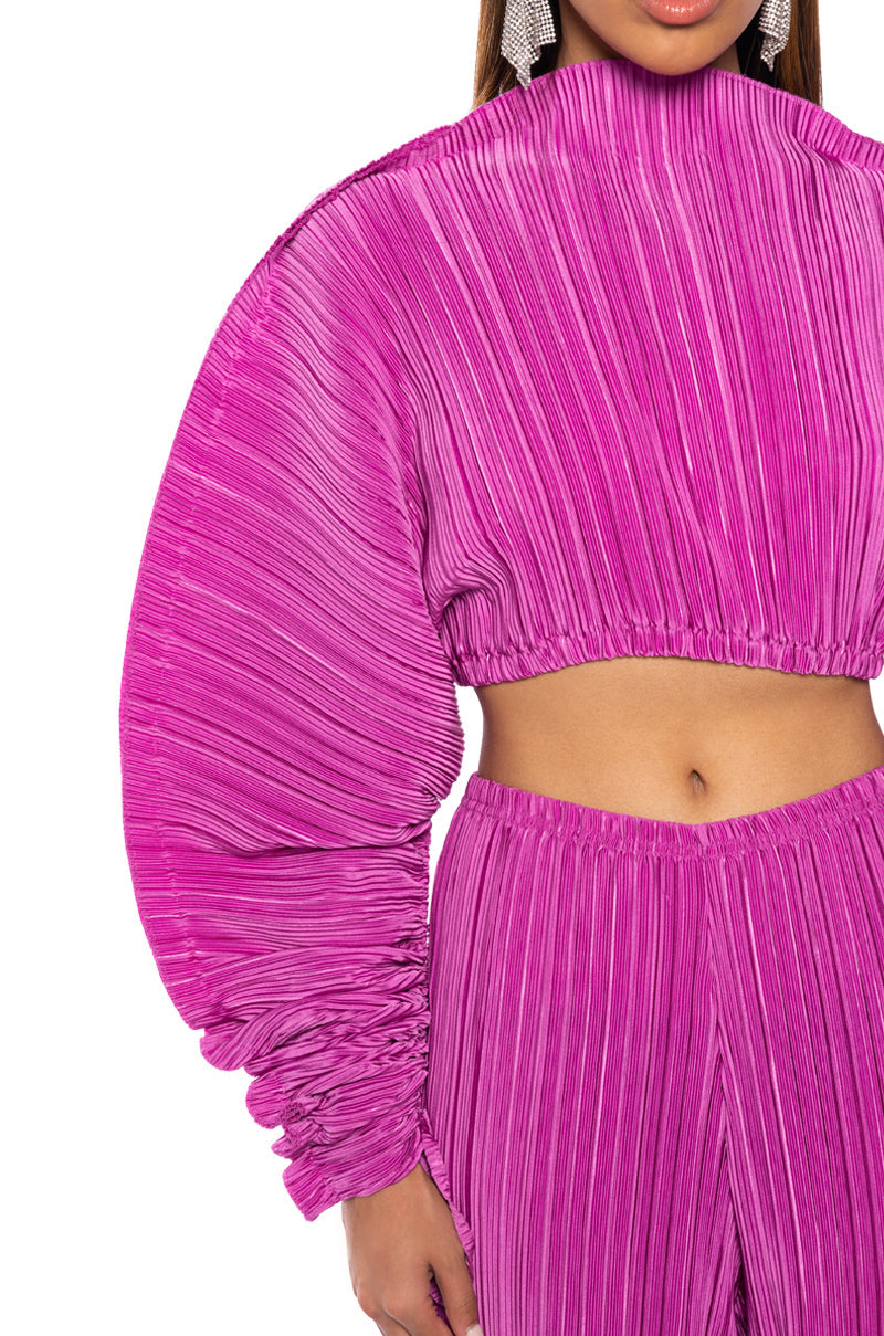 JUMP ON IT LONG SLEEVE TOP IN PINK