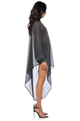 JUNE ASYMMETRICAL MIDI DRESS