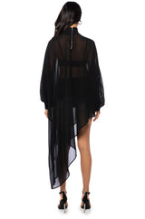 JUNE ASYMMETRICAL MIDI DRESS