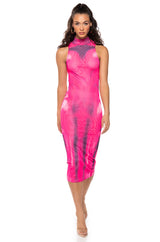 JUNIPER MOCK NECK MAXI DRESS
