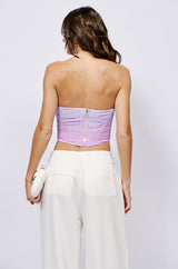 KALEIDOSCOPE EFFECT MESH OMBRE CORSET