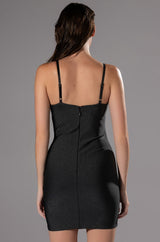 KAT MINI DRESS WITH MESH DETAIL