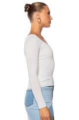 KAYA DOUBLE LAYER LONG SLEEVE TOP