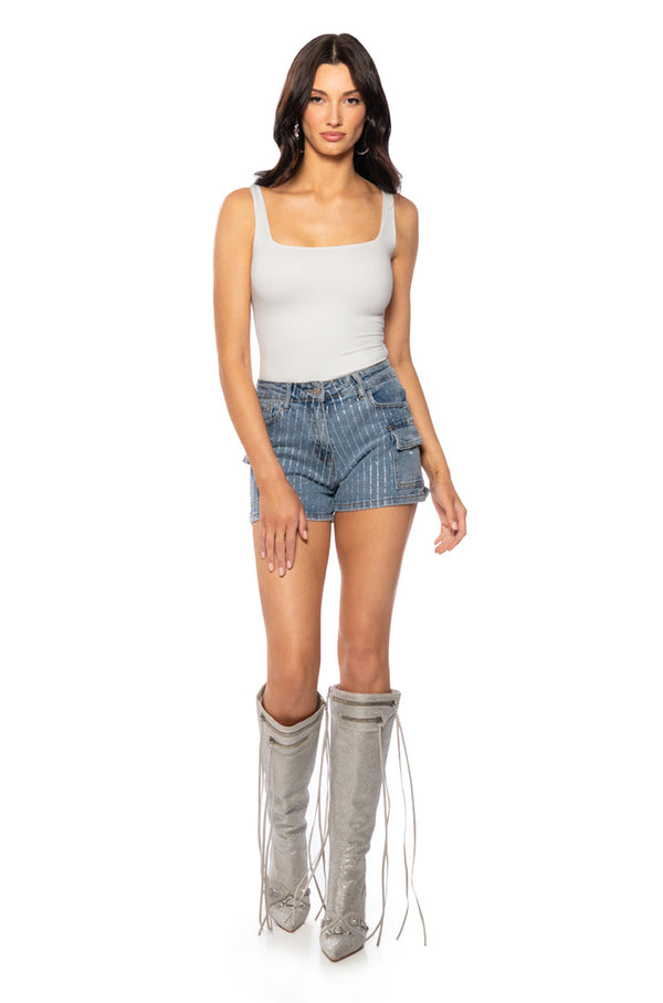 KAYA SQUARE CUT TANK TOP