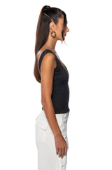 KAYA SWEETHEART CUT LOW BACK TANK TOP
