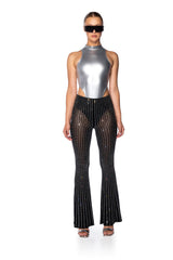 KEEP THAT SAME ENERGY METALLIC SLEEVELESS BODYSUIT