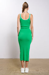 KELLY STRIPED KNIT MAXI DRESS