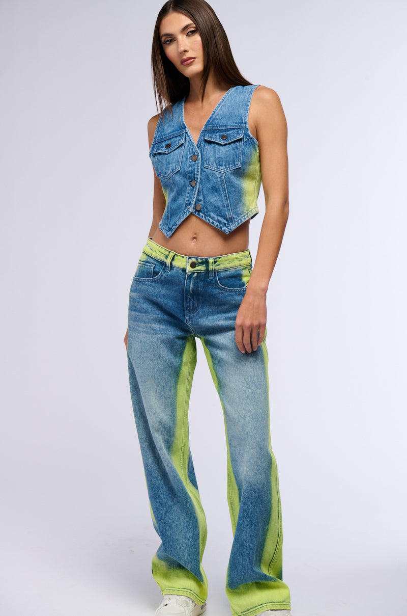 KELYN WIDE LEG DENIM