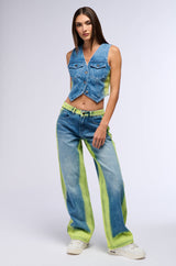 KELYN WIDE LEG DENIM