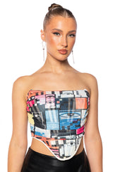 KIT PRINTED CORSET