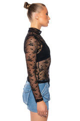 LACEY HIGH NECK TOP