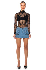 LACEY HIGH NECK TOP