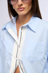 LADY LOVE BUTTON DOWN TOP