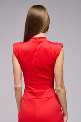 LALA CAP SLEEVE DRESSY BODYSUIT