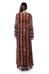 LEAH ON VACATION LEOPARD DUSTER