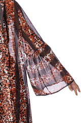 LEAH ON VACATION LEOPARD DUSTER