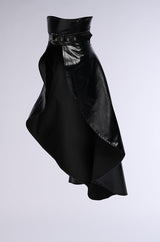 LET IT BE PU BELT SKIRT