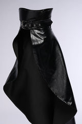LET IT BE PU BELT SKIRT