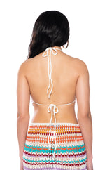 LET'S TAKE A TRIP HALTER TOP