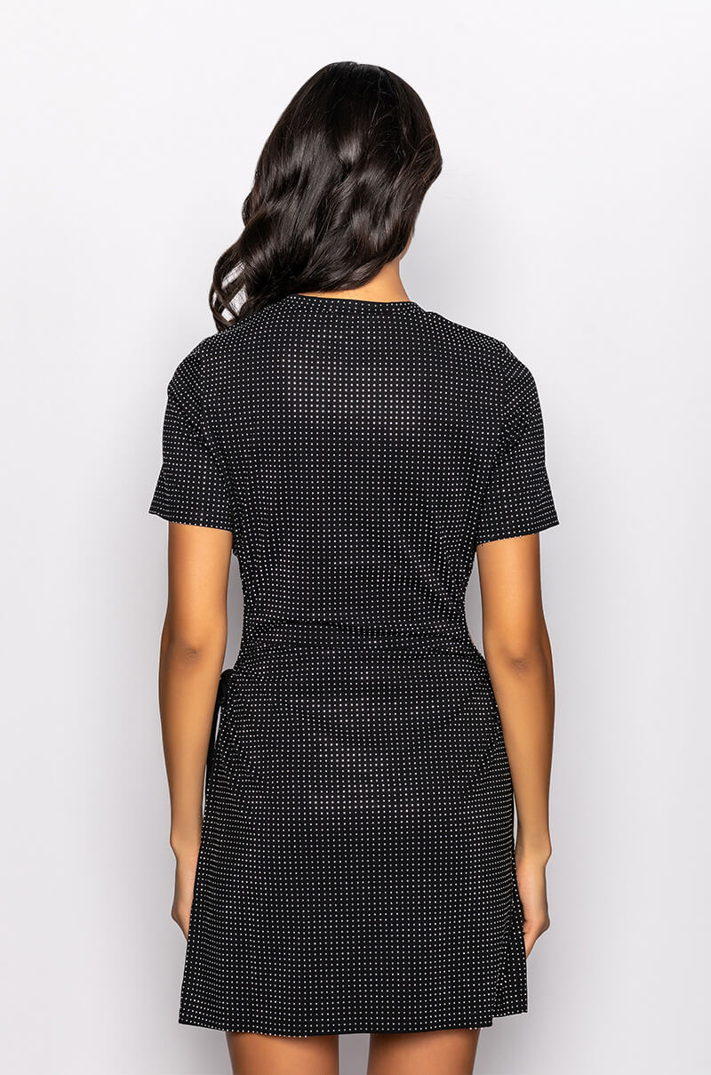 LEVEL UP T SHIRT DRESS WITH SIDE CUT OUT