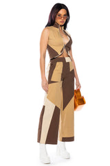 LEXI ADJUSTABLE ZIP SLEEVELESS TOP