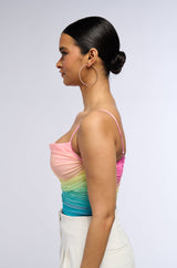 LIFE IS GREAT CORSET TOP