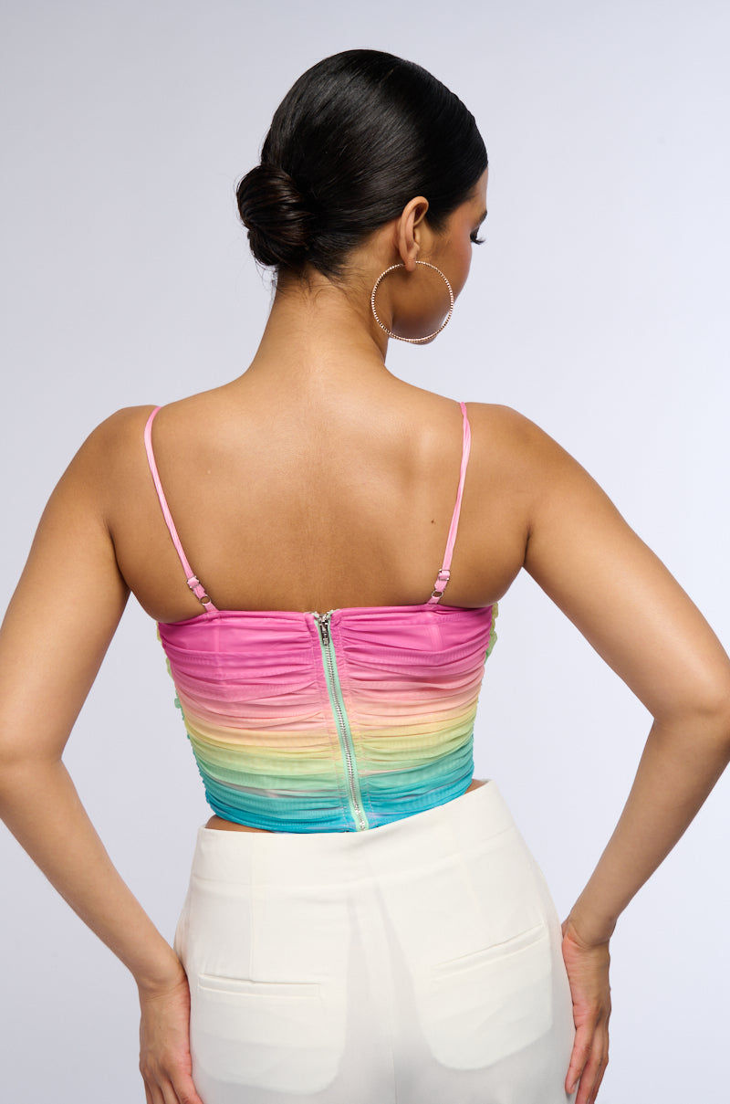 LIFE IS GREAT CORSET TOP