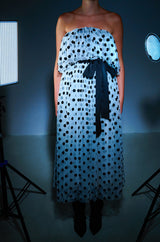 LIFE LIKE A MOVIE STRAPLESS MAXI DRESS