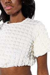 LIKE A DAISY TEXTURED BABY TEE