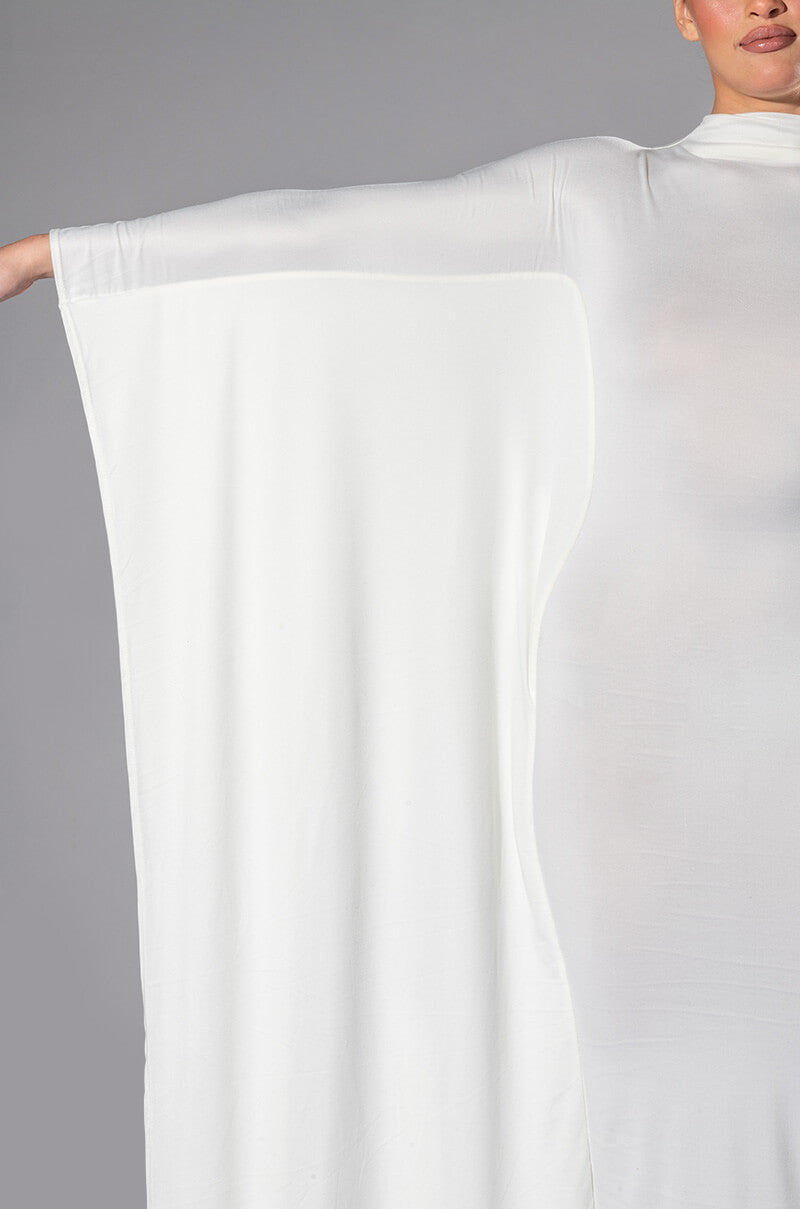 LIKE A STATUE BUTTERFLY SLEEVE MAXI DRESS