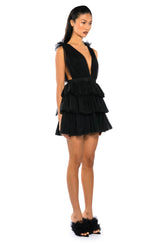 LILY TULLE SLEEVELESS MINI DRESS