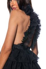 LILY TULLE SLEEVELESS MINI DRESS